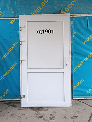Дверь пластиковая входная Б/У 2000(в)х1100(ш)