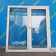 Пластиковое окно Б/У 1330(в)х1270(ш)