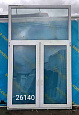 Пластиковое окно Б/У 2380(в) 1570 ОБ х 1490(ш)