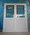 Дверь алюминиевая входная штульповая Б/У 2240(в)х1830(ш)