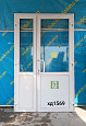 Дверь пластиковая входная штульповая Б/У 2340(в)х1450(ш)