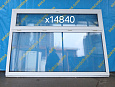 Пластиковое окно Б/У 1400(в) 540 ОБ х 2100(ш)