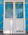 Дверь пластиковая входная штульповая Б/У 2130(в)х1430(ш)