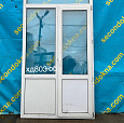 Балконный блок пластиковый Б/У 2150(в)х1350(ш)